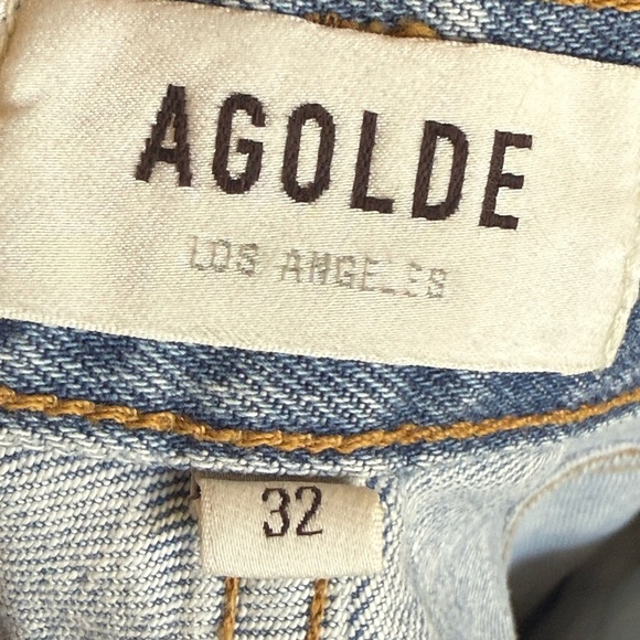 AGOLDE Womenβs 90s Pinch Waist High-Rise Straight Leg Jeans, Size 32 - Picture 9 of 10